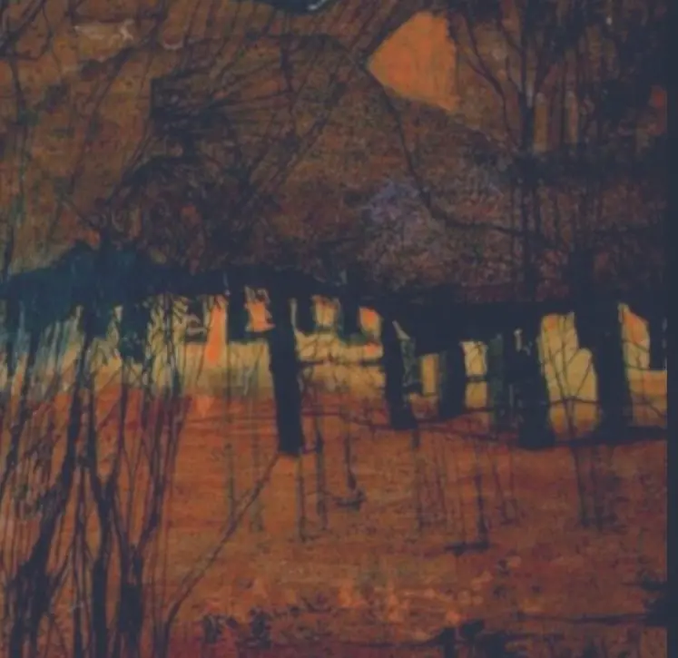 Burning Palms by Amelia, original painting