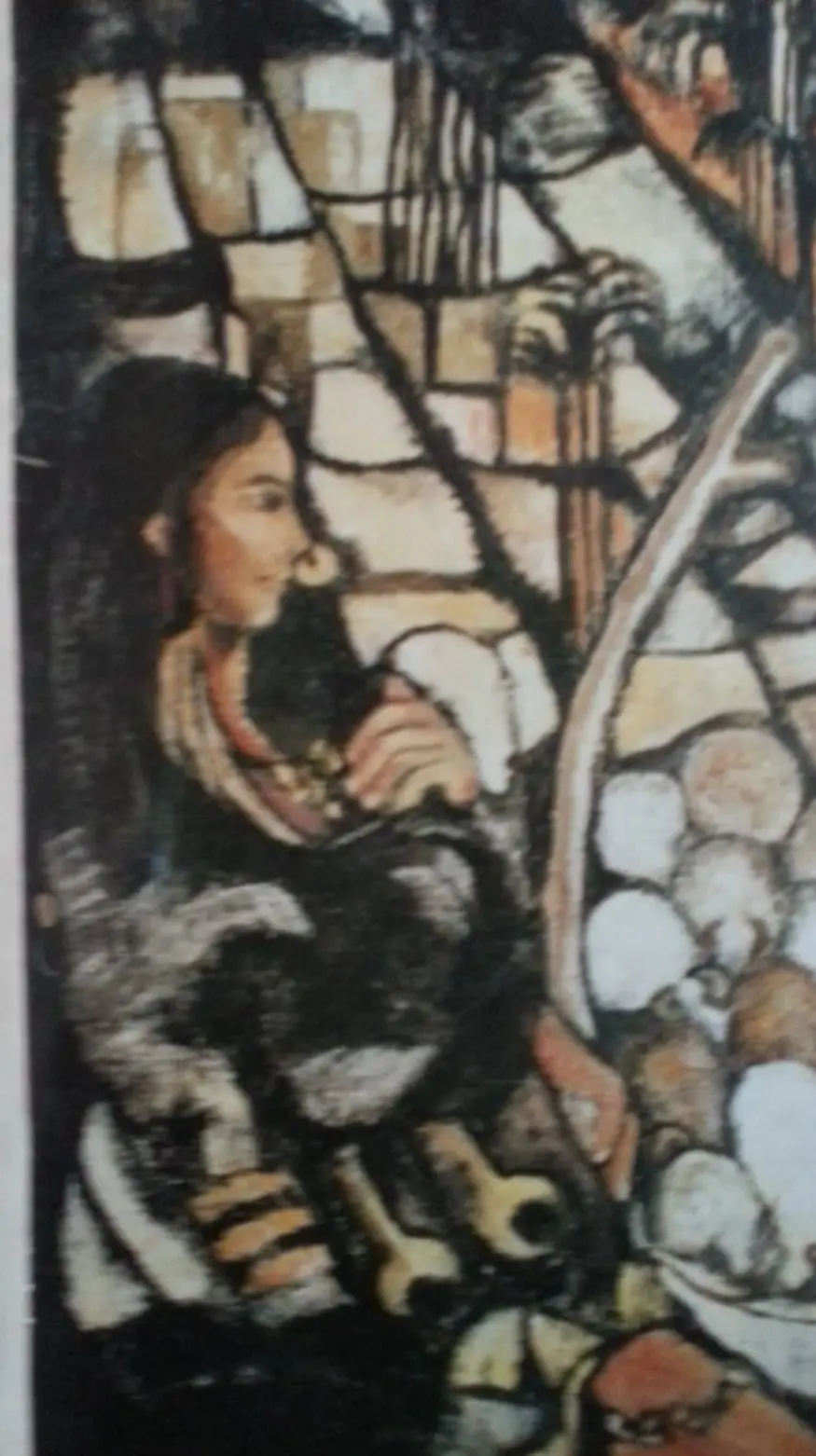 Woman of the Window by Amelia, original painting