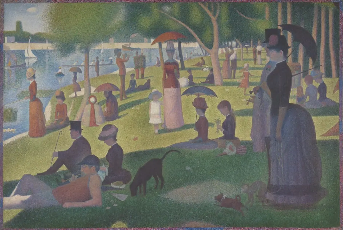 A Sunday on La Grande Jatte by Georges Seurat, canvas print