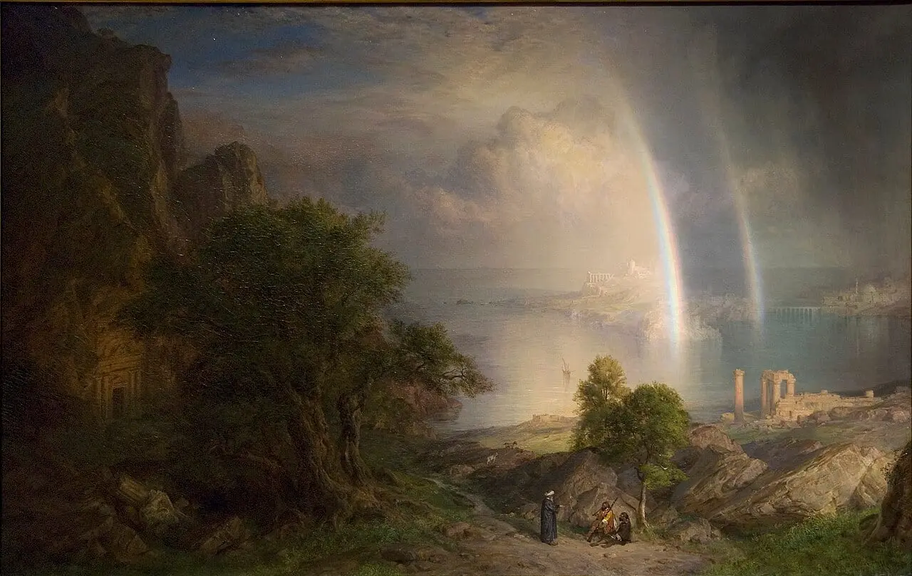 Aegean Sea by Frederic Edwin Church, canvas print