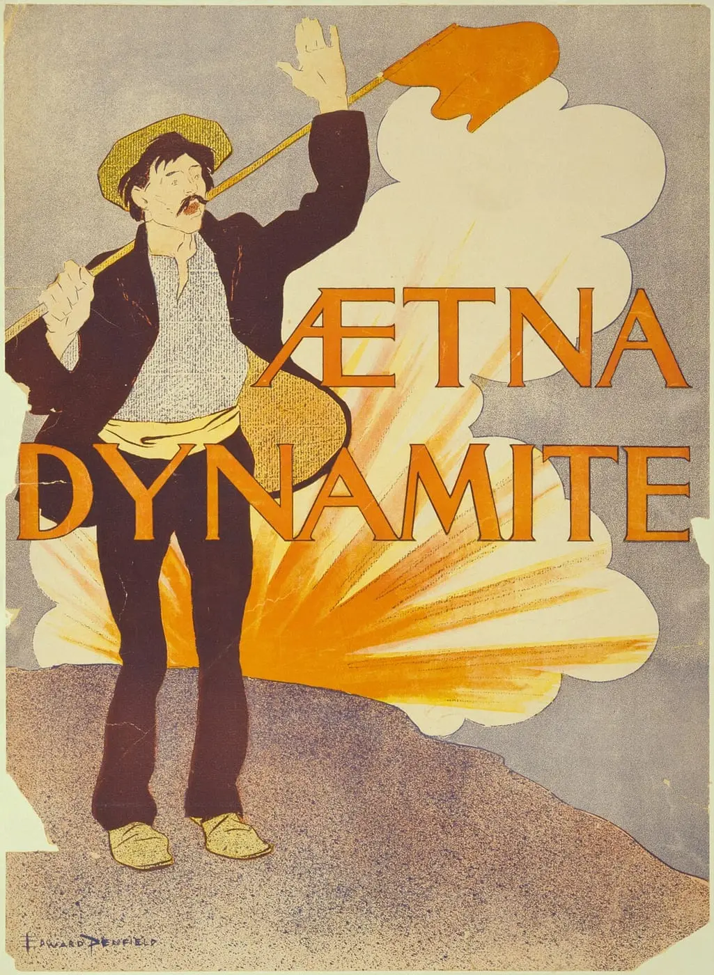 Aetna Dynamite by Edward Penfield, canvas print