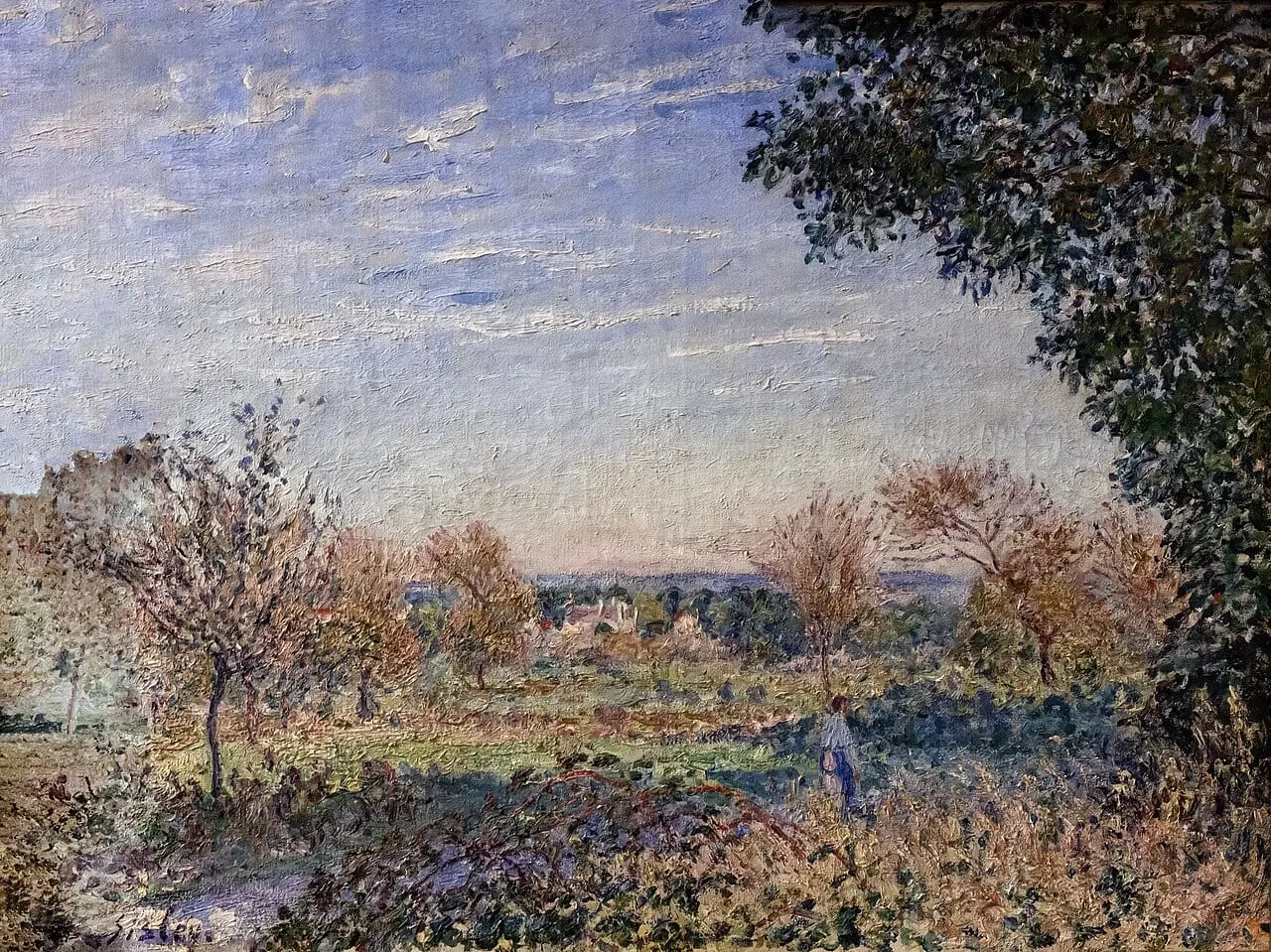 Matinée de septembre by Alfred Sisley, canvas print