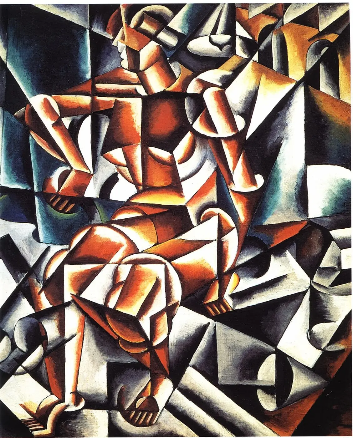 Air Man Space by Lyubov Popova, canvas print