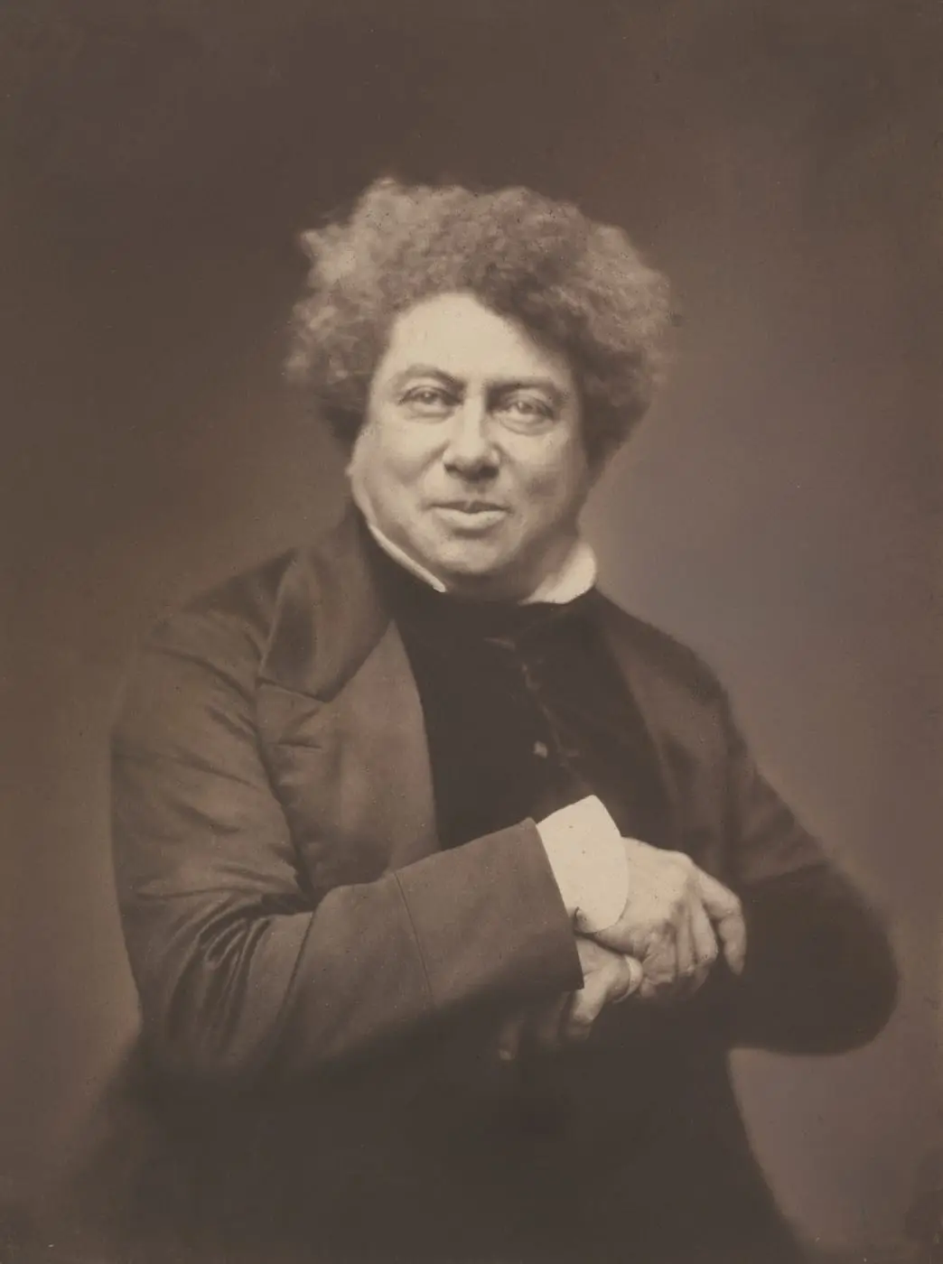 Alexandre Dumas père by Nadar, canvas print
