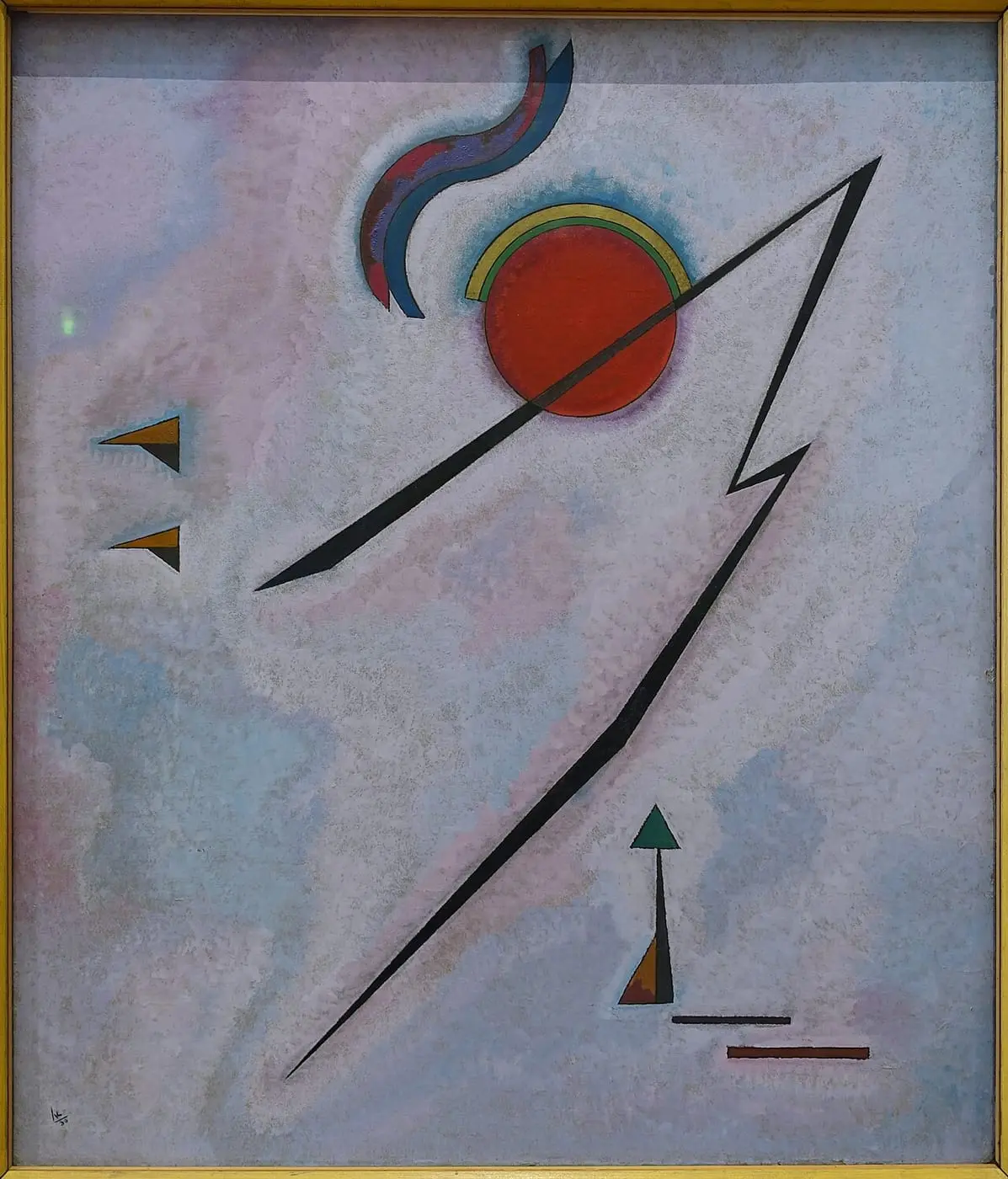 Angular Line by Wassily Kandinsky, canvas print