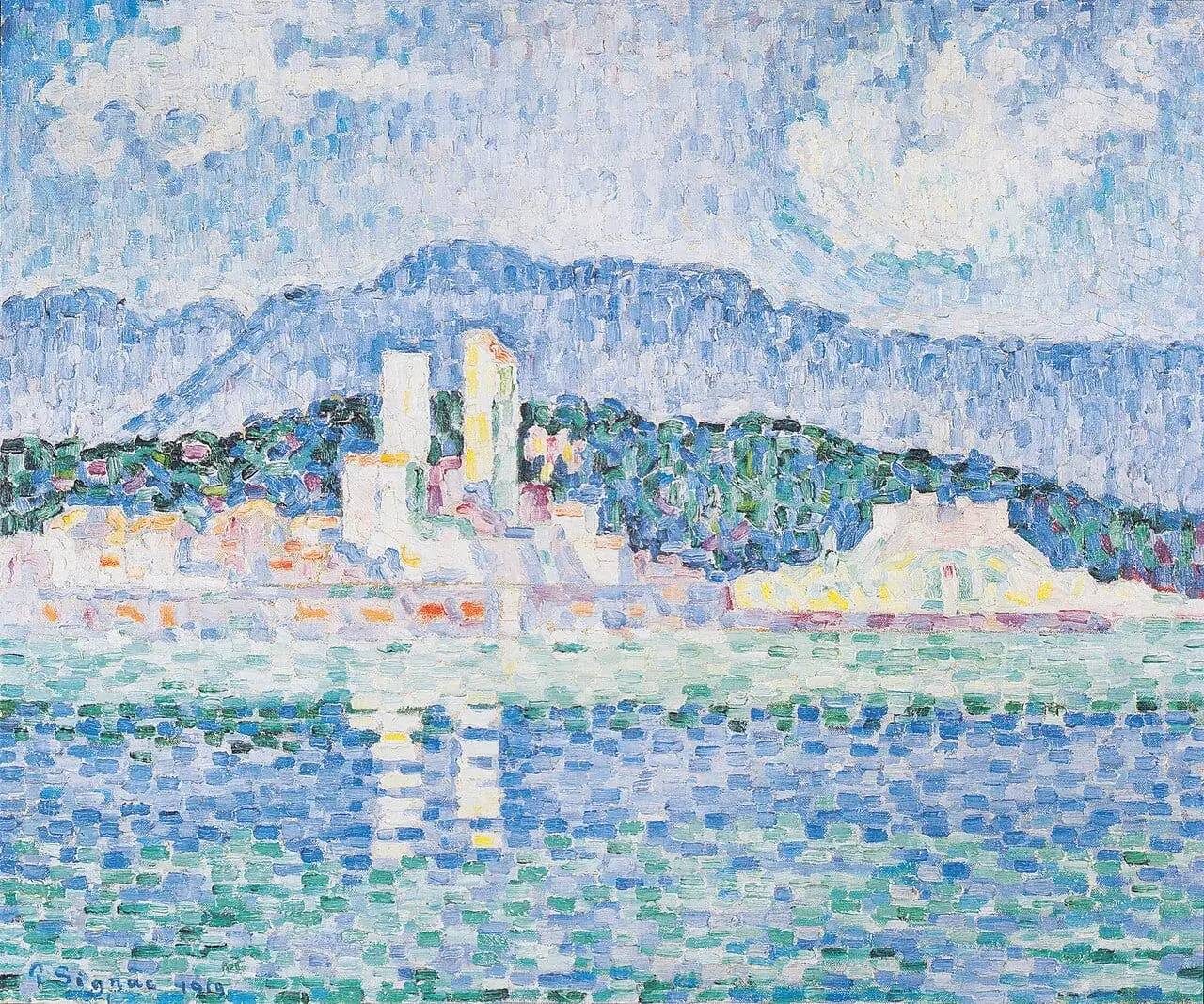 Antibes, Thunderstorm by Paul Signac, canvas print