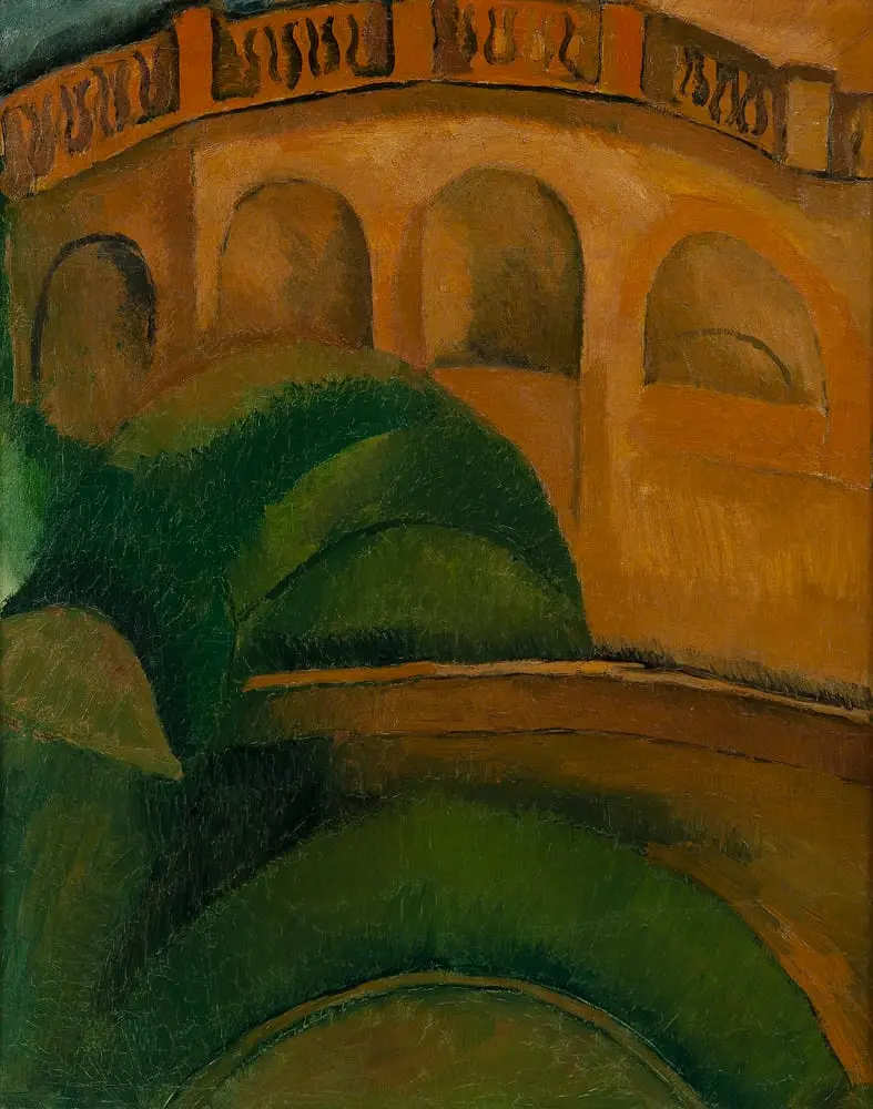 Arcades à l'Estaque by Raoul Dufy, canvas print