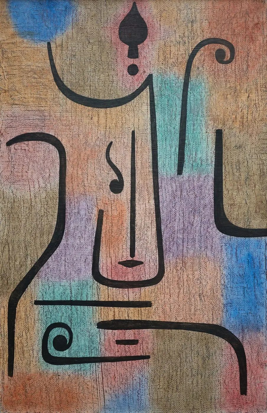 Archangel by Paul Klee, canvas print