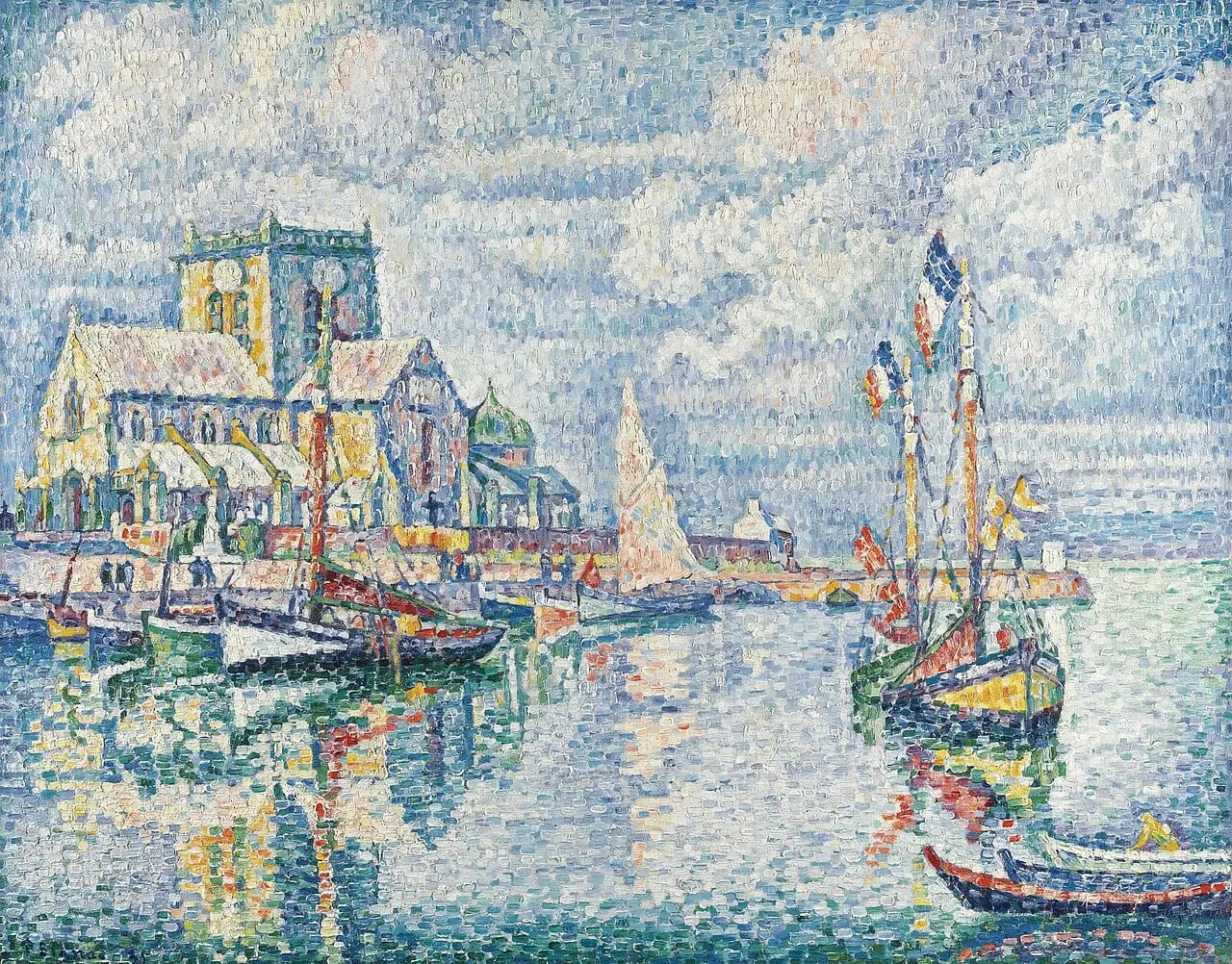 Barfleur by Paul Signac, canvas print