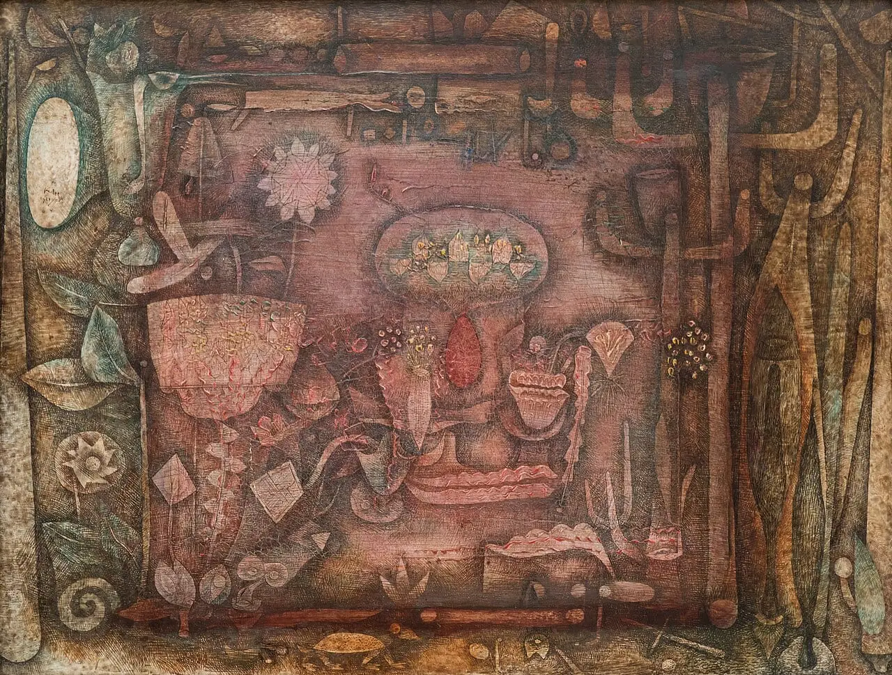 Botanical Theater by Paul Klee, canvas print