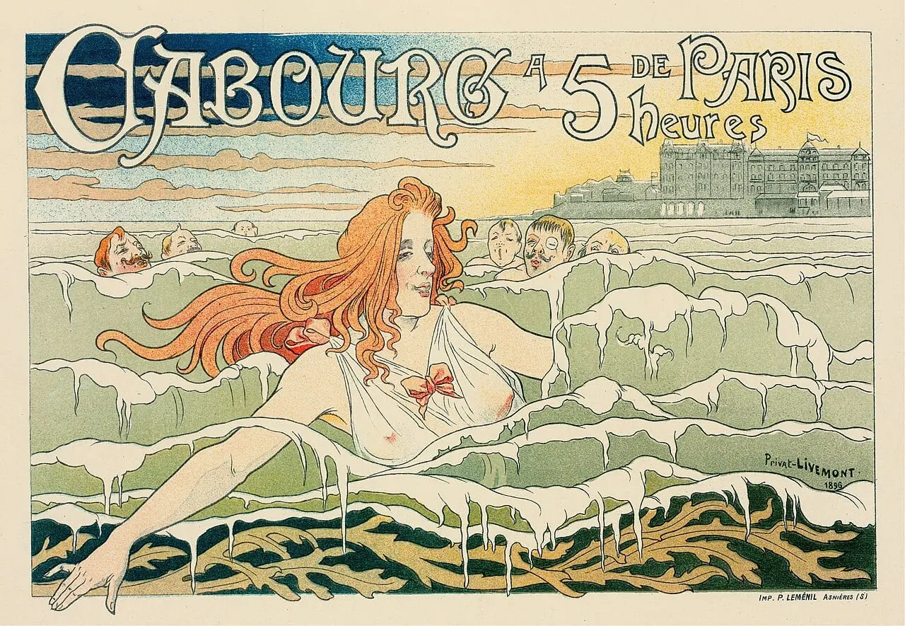 Casino de Cabourg by Henri Privat-Livemont, canvas print