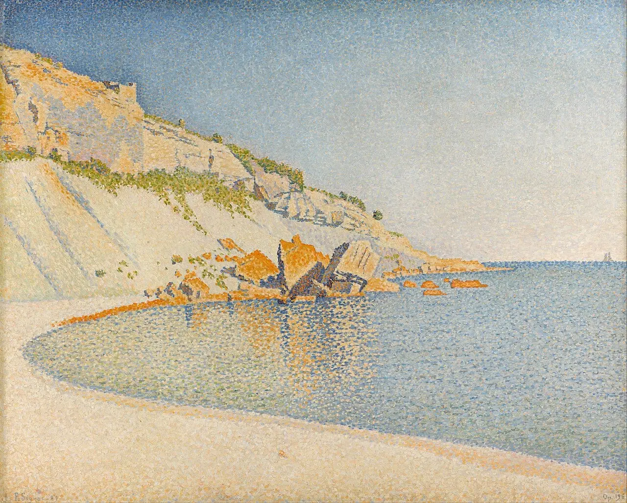 Cassis, Cap Lombard, Opus 196 by Paul Signac, canvas print