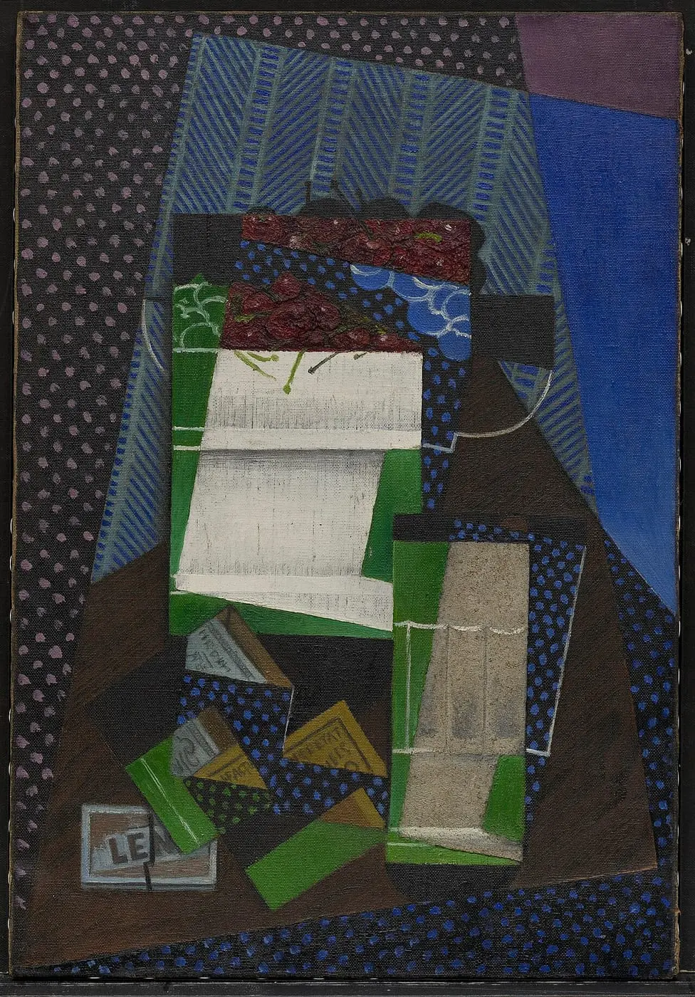 Cherries by Juan Gris, canvas print