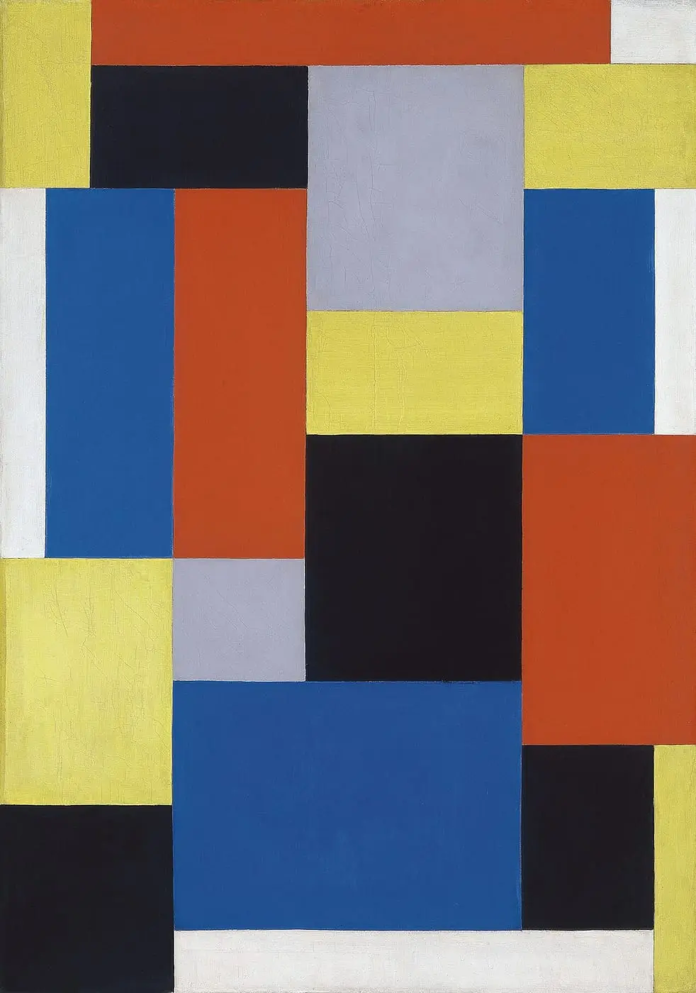 Composition XX by Theo van Doesburg, canvas print