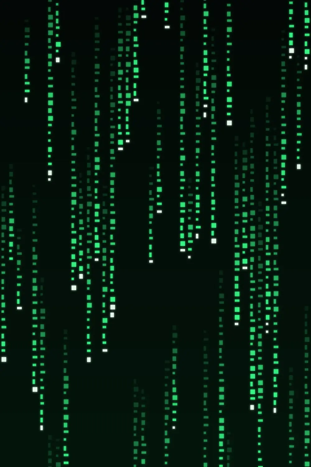 Data Rain by Amelia Studio, canvas print