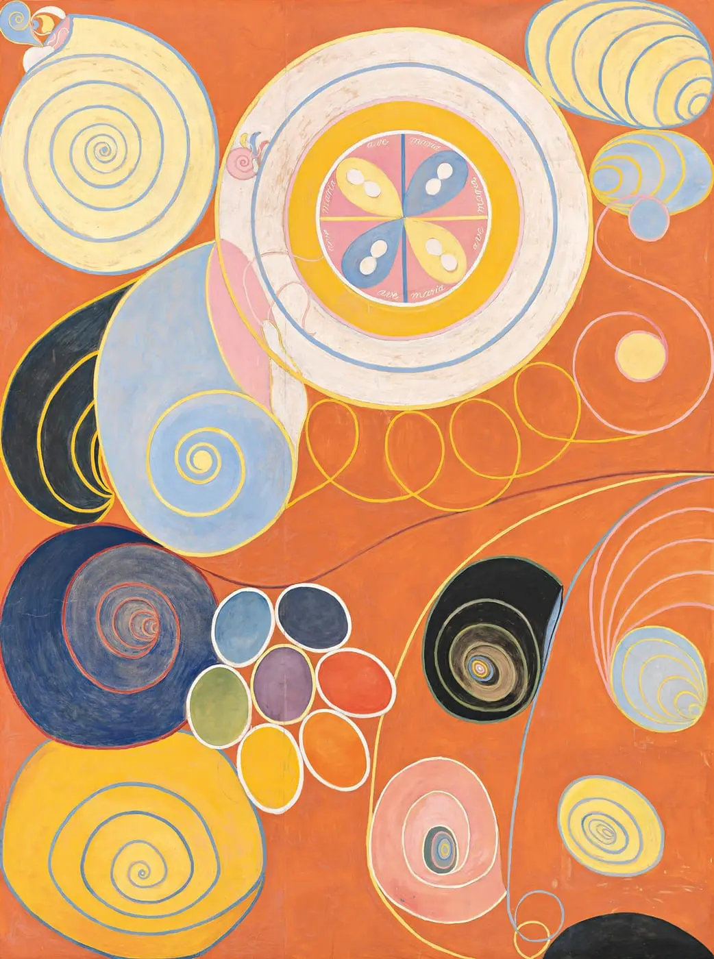 De tio största, nr 3 Ynglingaåldern Ur Grupp 4 by Hilma af Klint, canvas print
