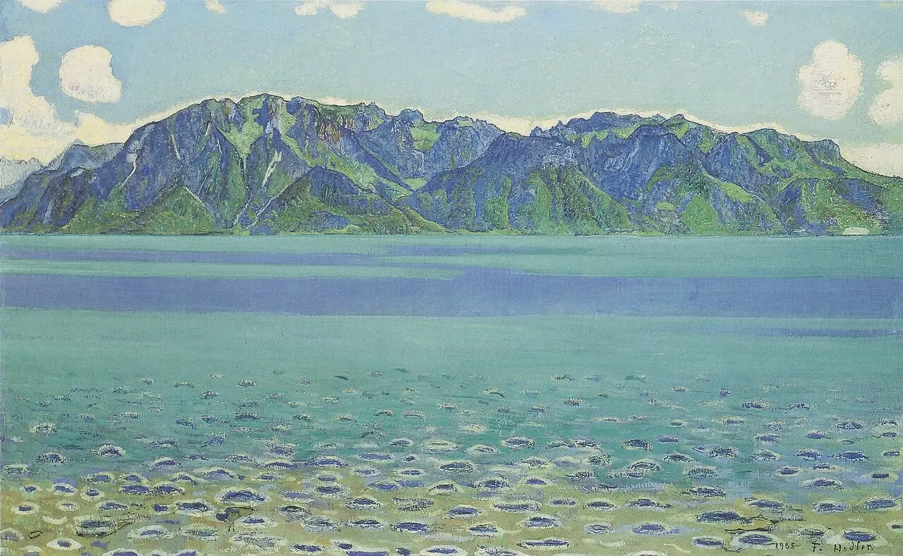 Der Grammont by Ferdinand Hodler, canvas print