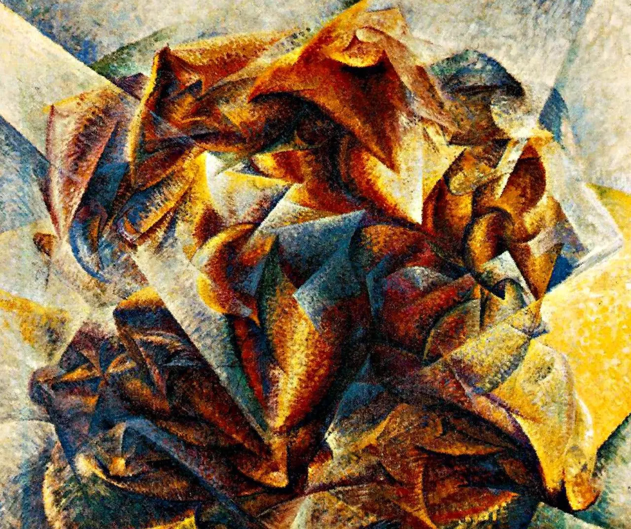 Dynamism of a Soccer Player by Umberto Boccioni, canvas print