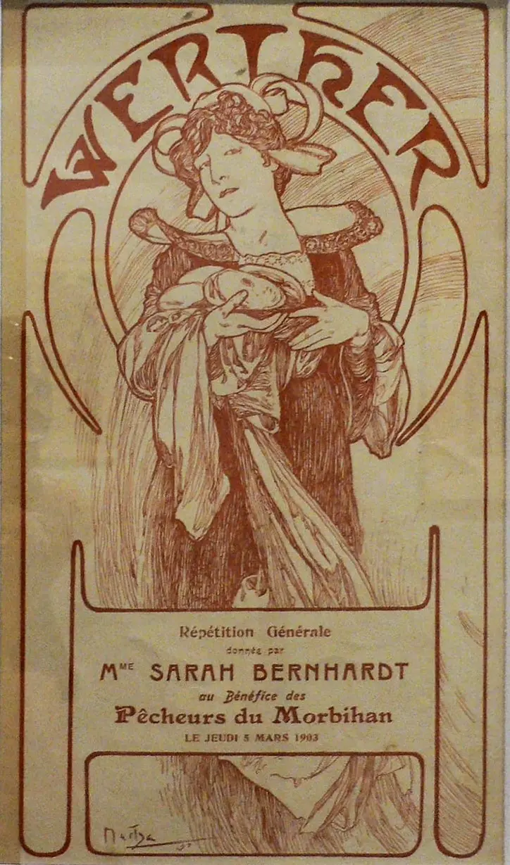 Expo à Lancey 3 by Alphonse Mucha, canvas print