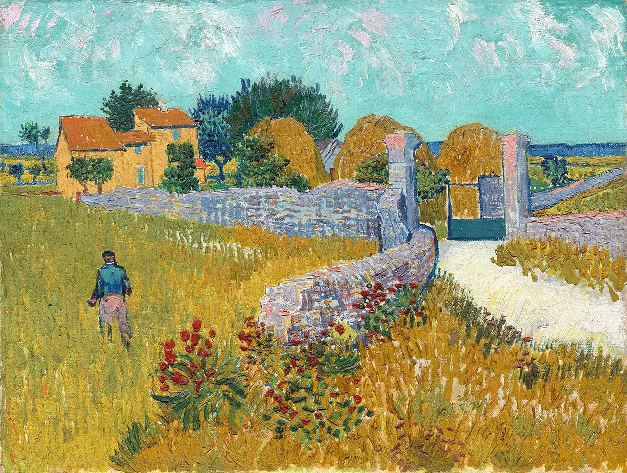 Farmhouse in Provence by Vincent van Gogh, canvas print