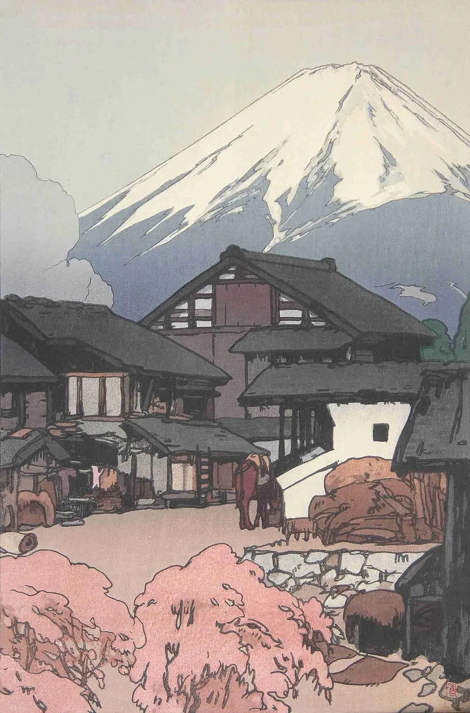 Funatsu by Hiroshi Yoshida, canvas print
