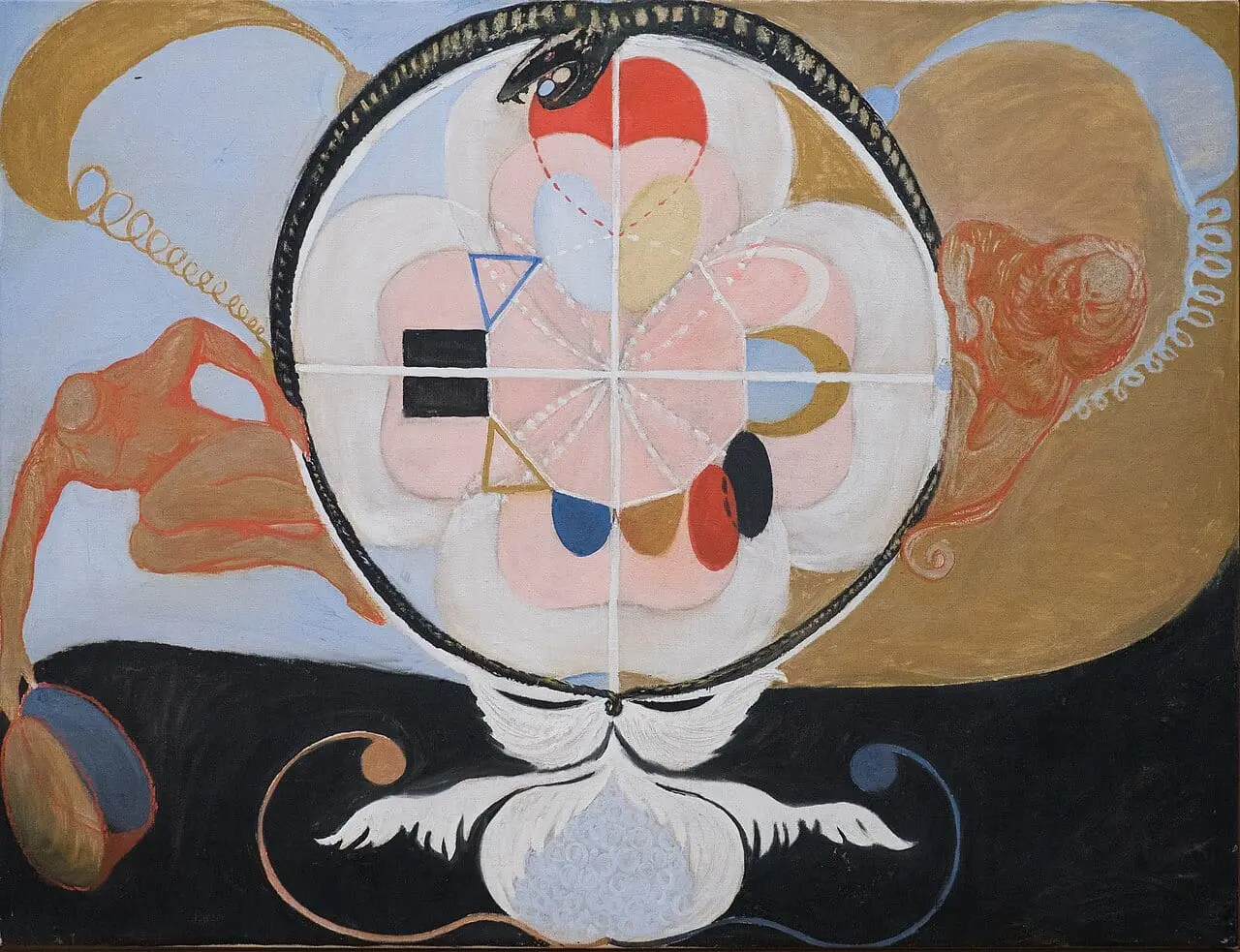Group VI, Evolution No. 13 by Hilma af Klint, canvas print