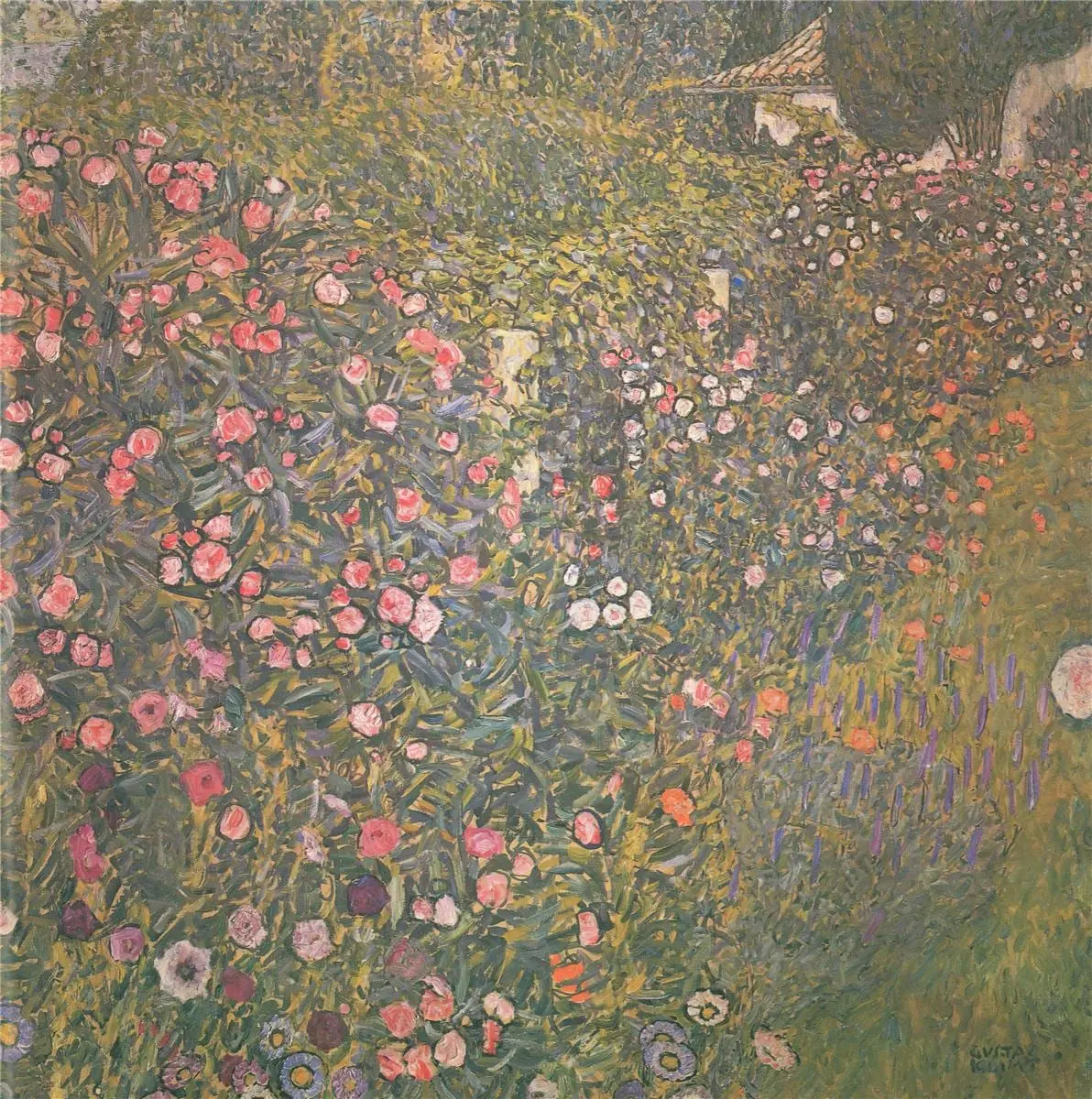 Italian Horticultural Landscape by Gustav Klimt, canvas print