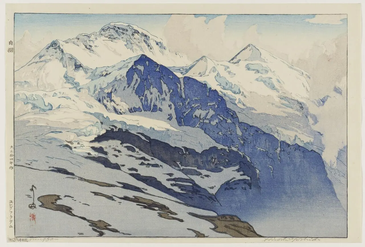 Jungfrau by Hiroshi Yoshida, canvas print