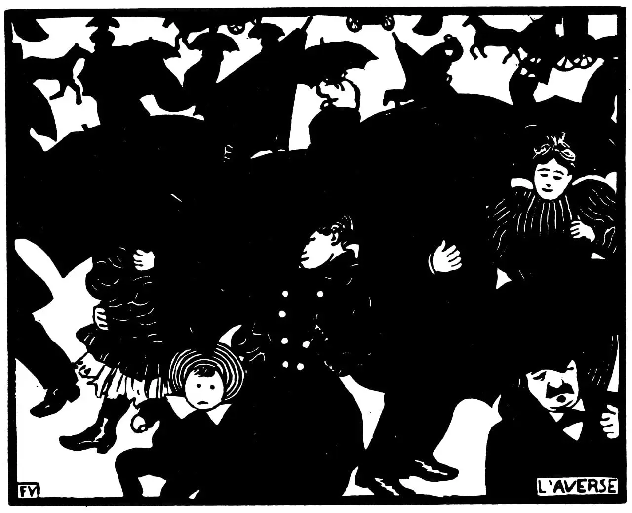 L averse by Félix Vallotton, canvas print