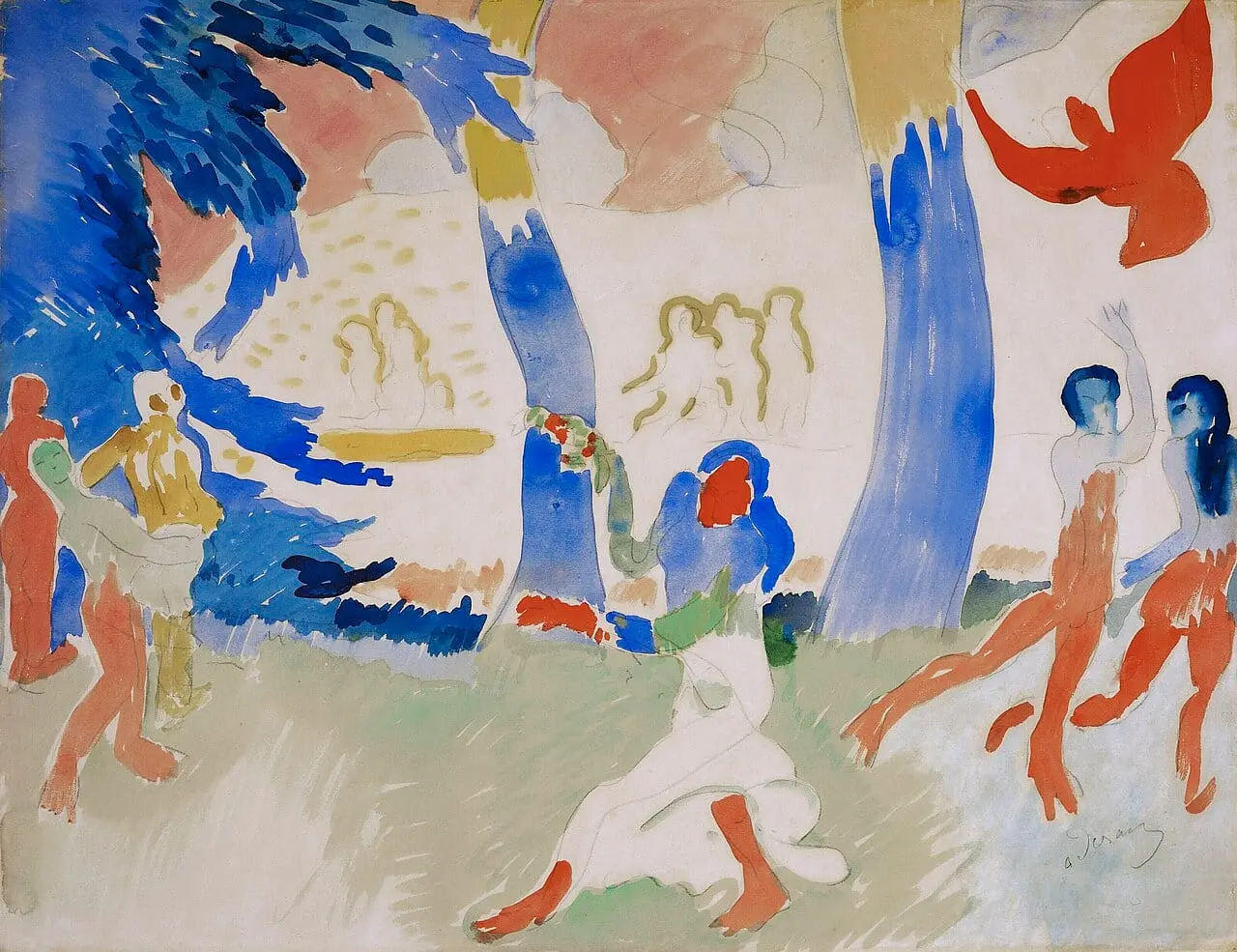 La Danse by André Derain, canvas print