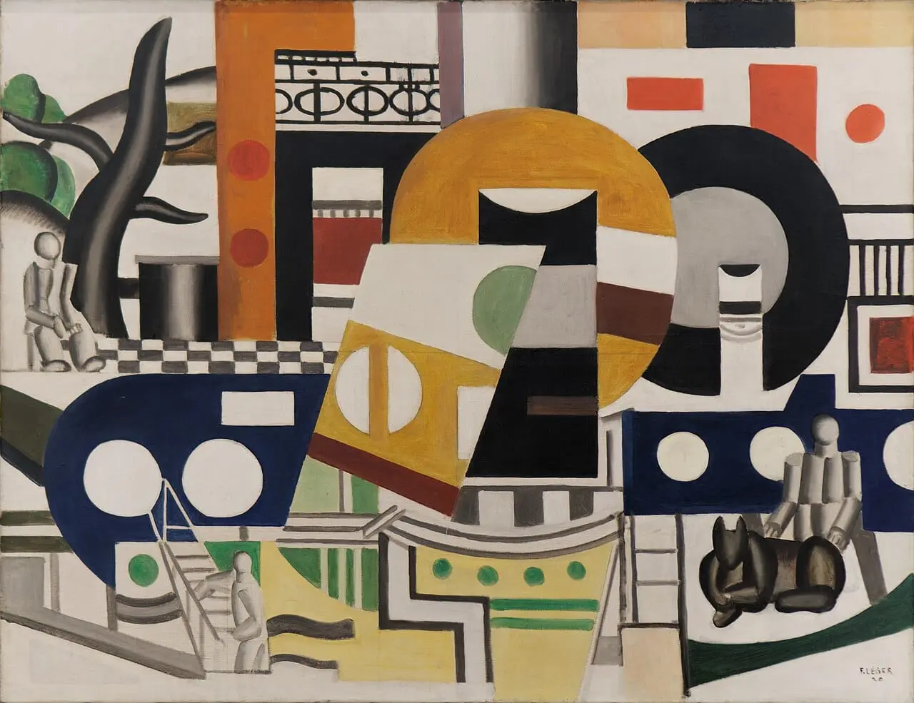 Le Remorqueur by Fernand Léger, canvas print
