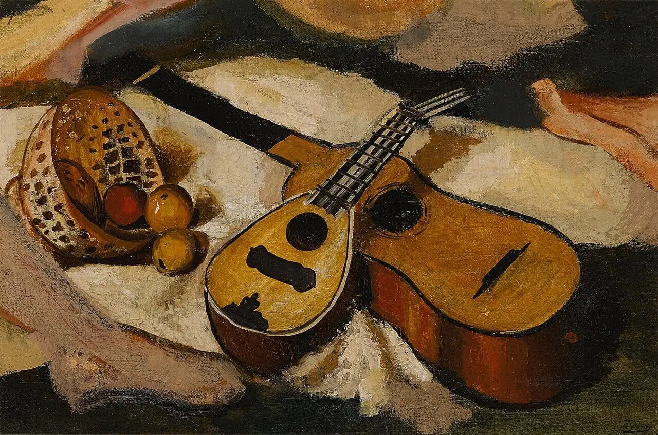 Les Guitares by André Derain, canvas print