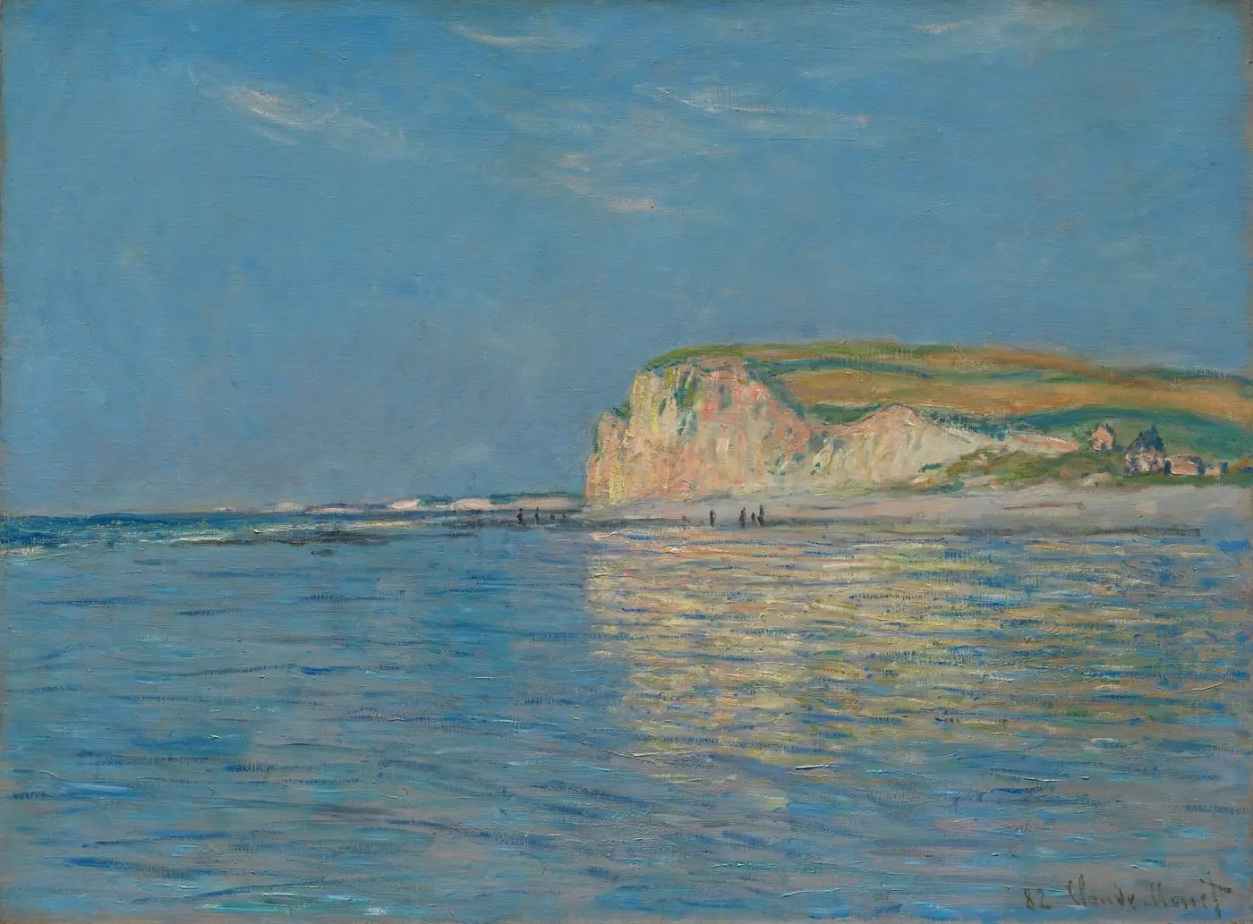 Low Tide at Pourville, near Dieppe by Claude Monet, canvas print
