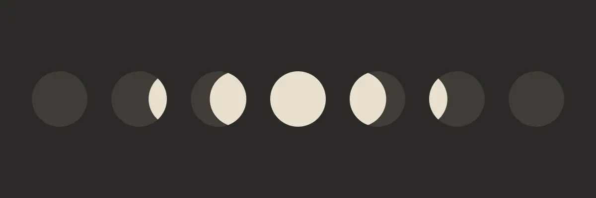 Moon Phases by Amelia Studio, canvas print