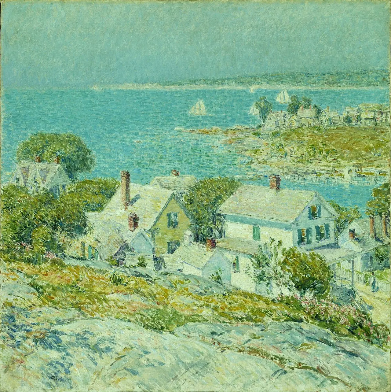 New England Headlands by Childe Hassam, canvas print