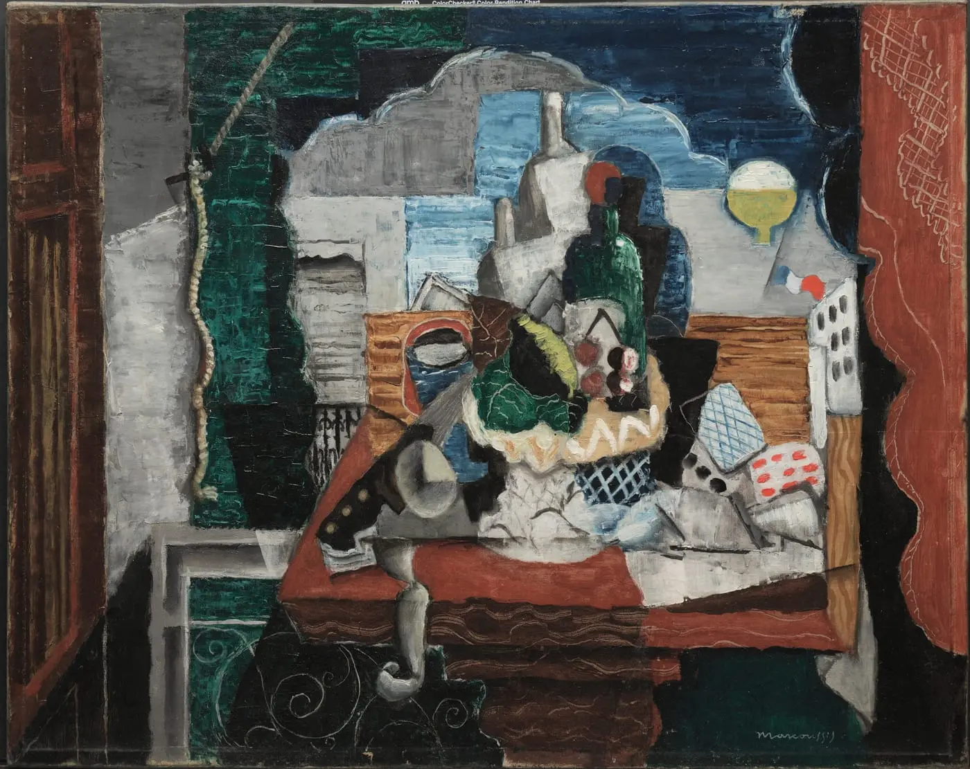 Night Café by Louis Marcoussis, canvas print