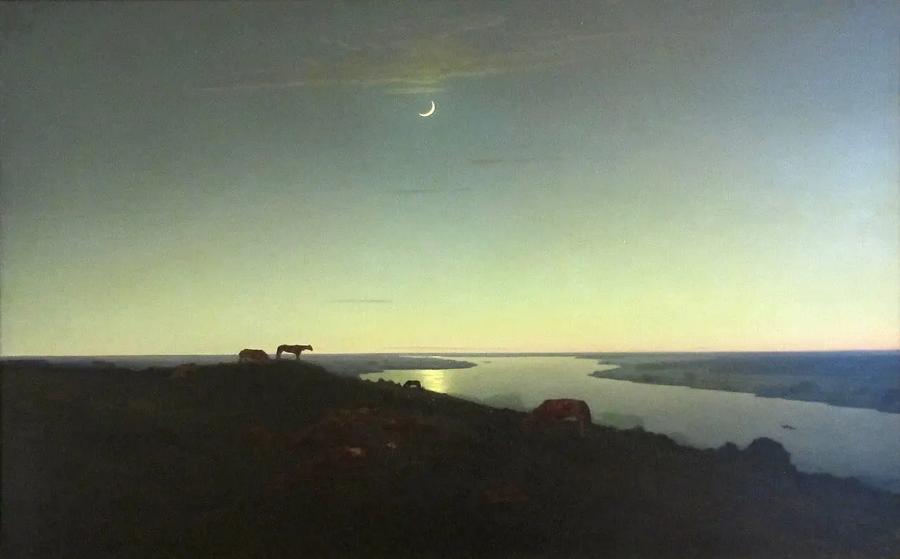 Notturno by Arkhip Kuindzhi, canvas print