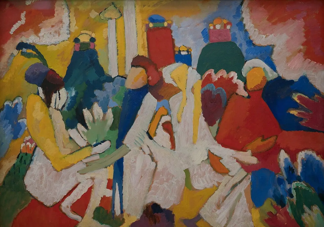 Oriental by Wassily Kandinsky, canvas print