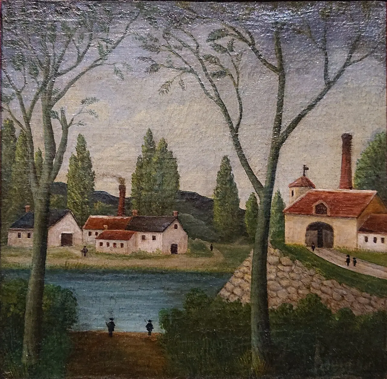 Paysage by Henri Rousseau, canvas print