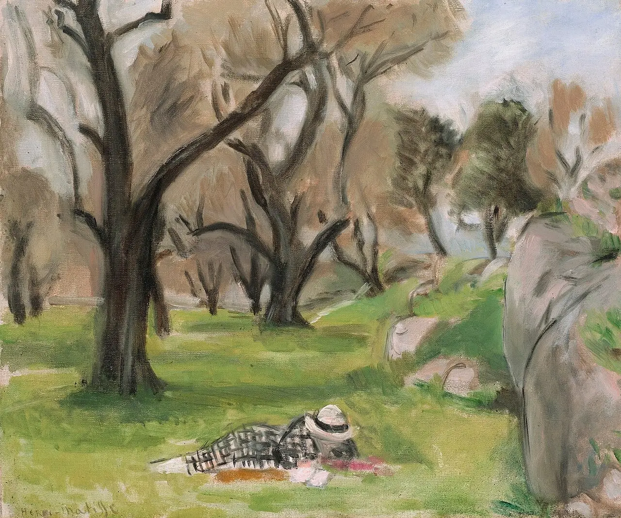 Paysage du Midi by Henri Matisse, canvas print