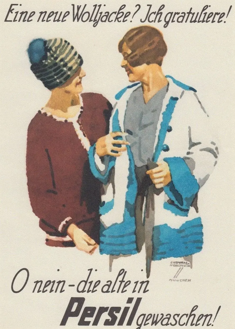 Persil Neue Wolljacke by Ludwig Hohlwein, canvas print
