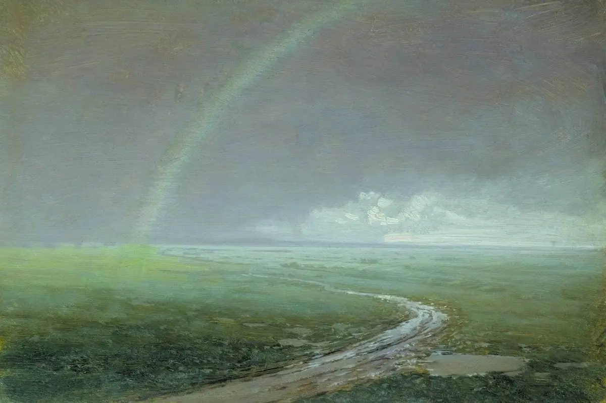 Rainbow by Arkhip Kuindzhi, canvas print