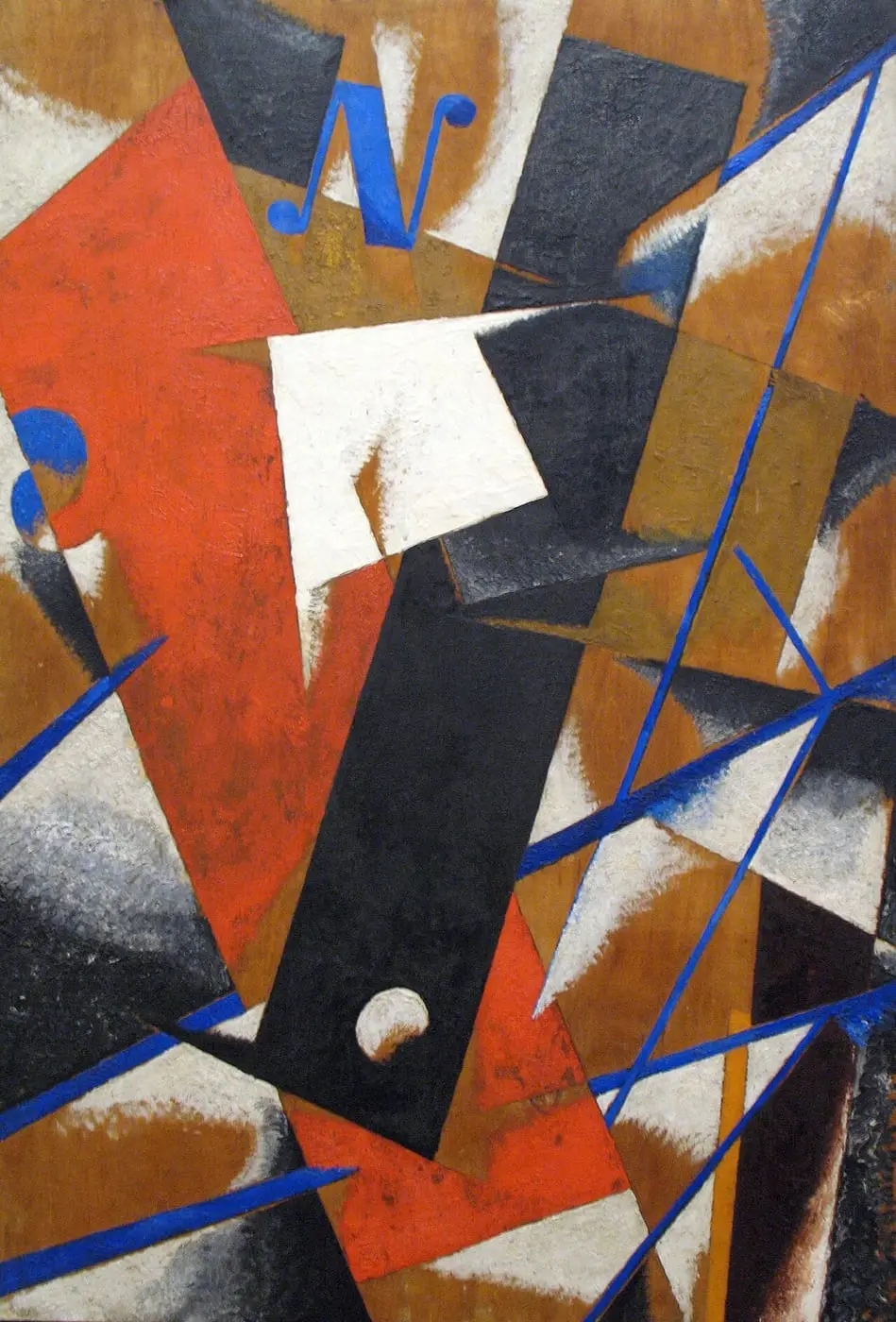 Raum-Kraft-Konstruktion by Lyubov Popova, canvas print