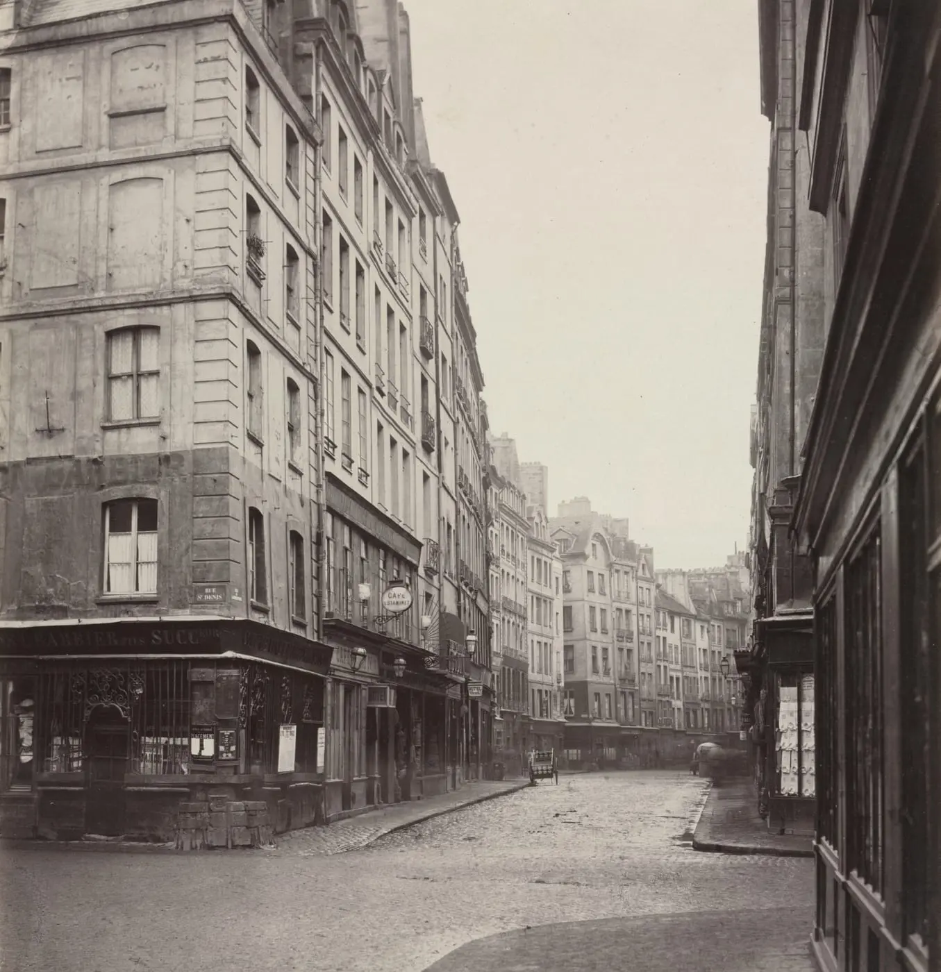 Rue de la Ferronnerie by Charles Marville, canvas print