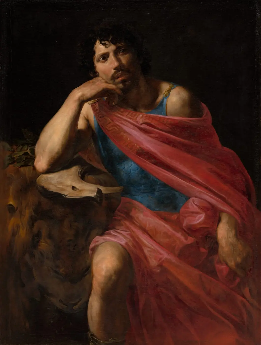 Samson by Valentin de Boulogne, canvas print