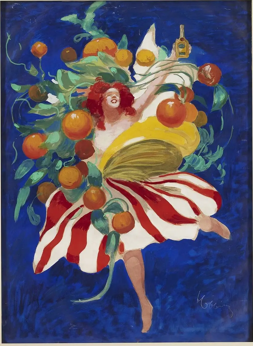 Sans titre femme tenant une bouteille maquette by Leonetto Cappiello, canvas print