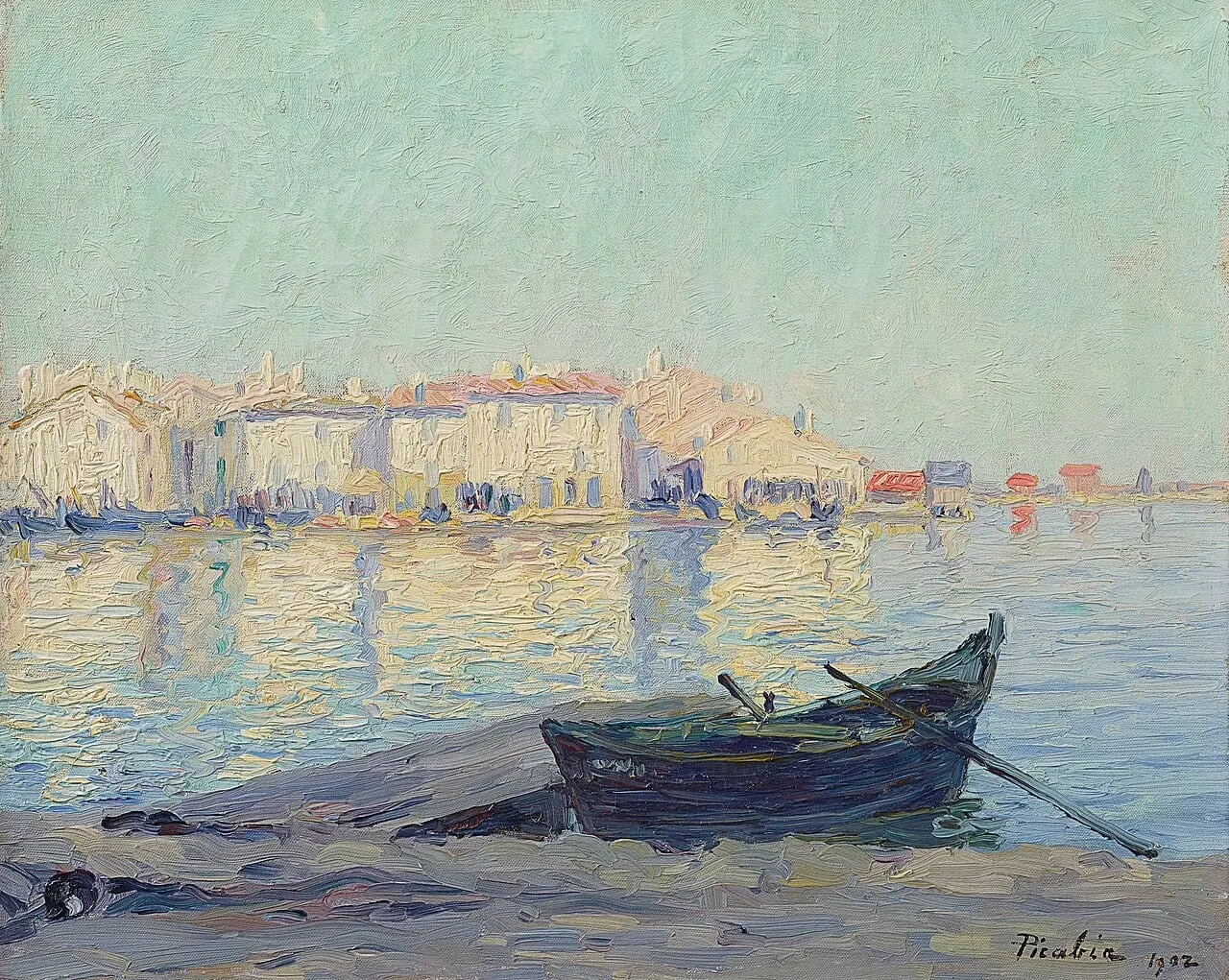 Sans titre (Port de Martigues) by Francis Picabia, canvas print