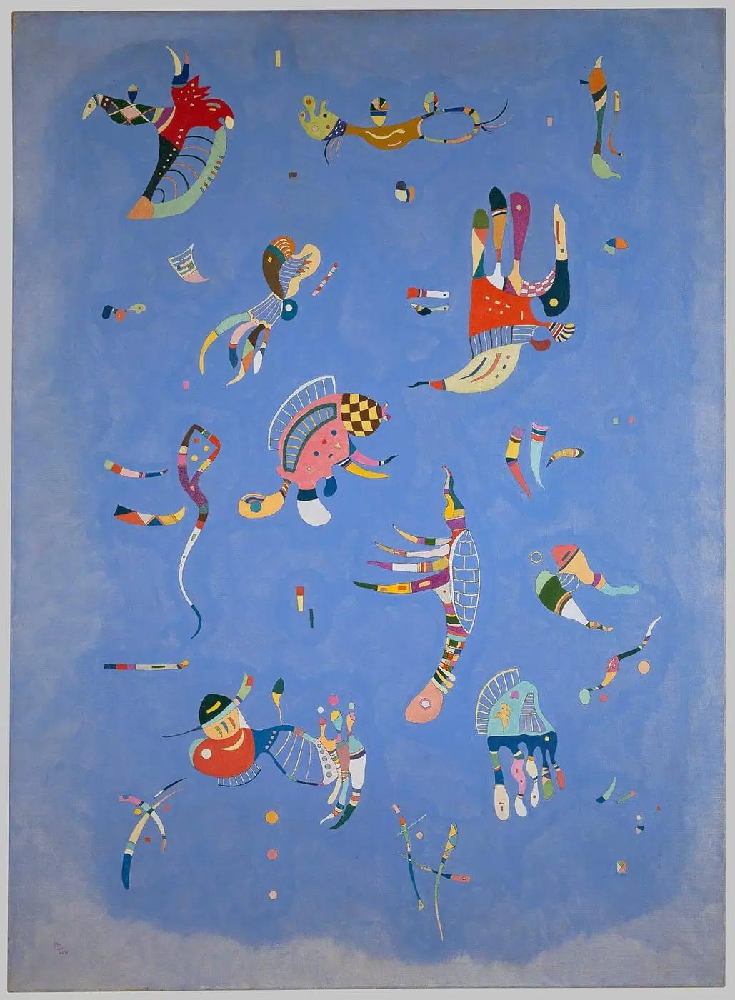 Sky Blue by Wassily Kandinsky, canvas print