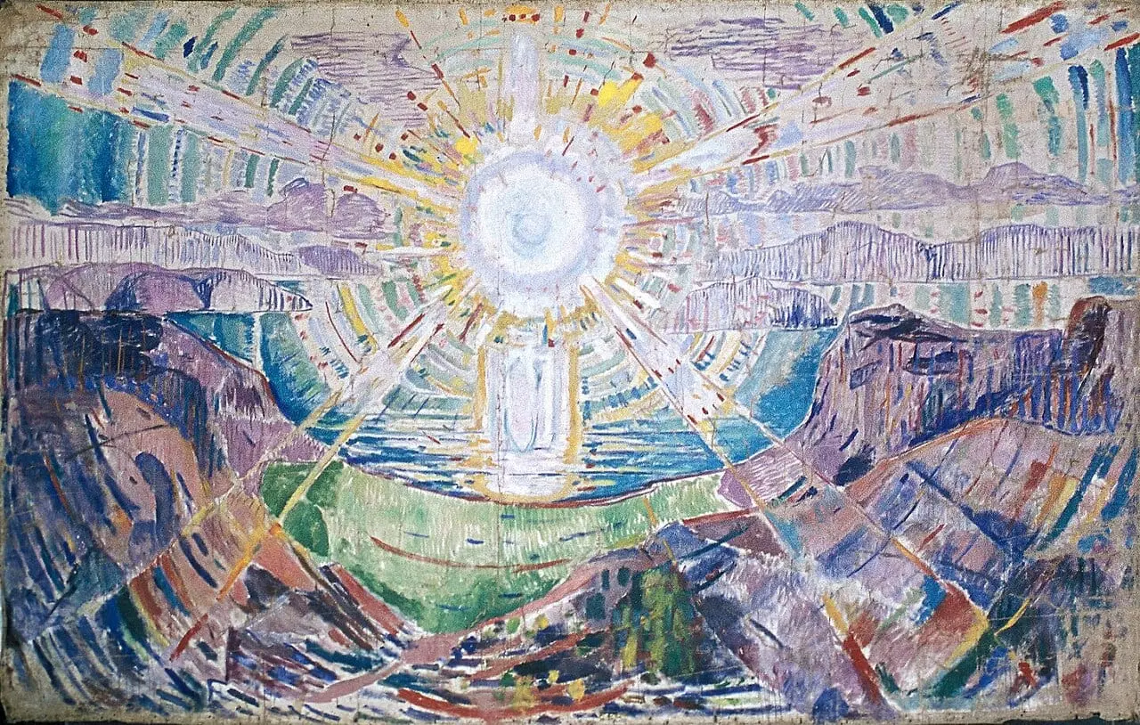 Solenintro by Edvard Munch, canvas print
