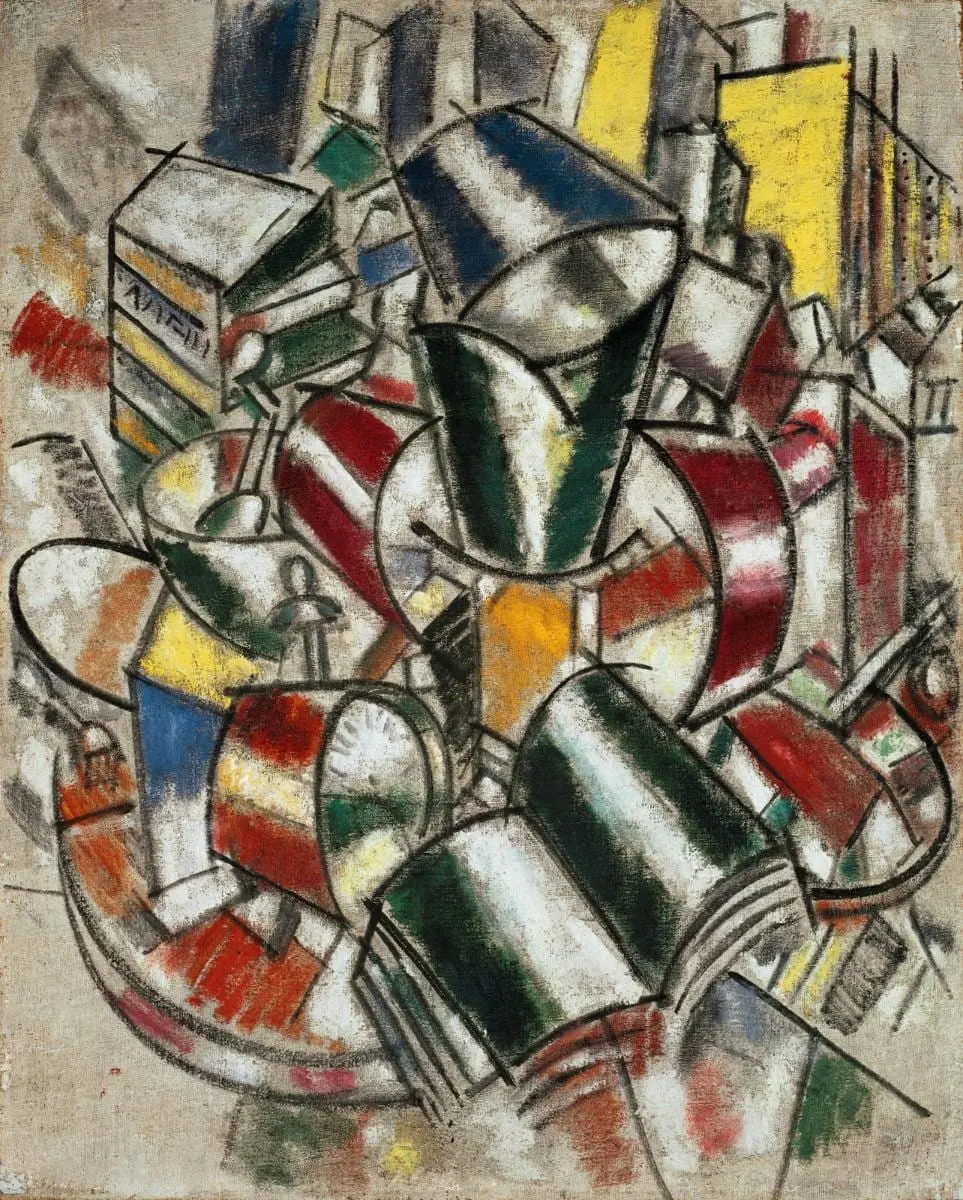 Still Life by Fernand Léger, canvas print